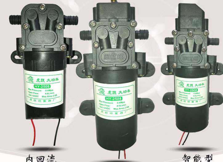 电动喷雾器水泵12v高压背负式喷雾